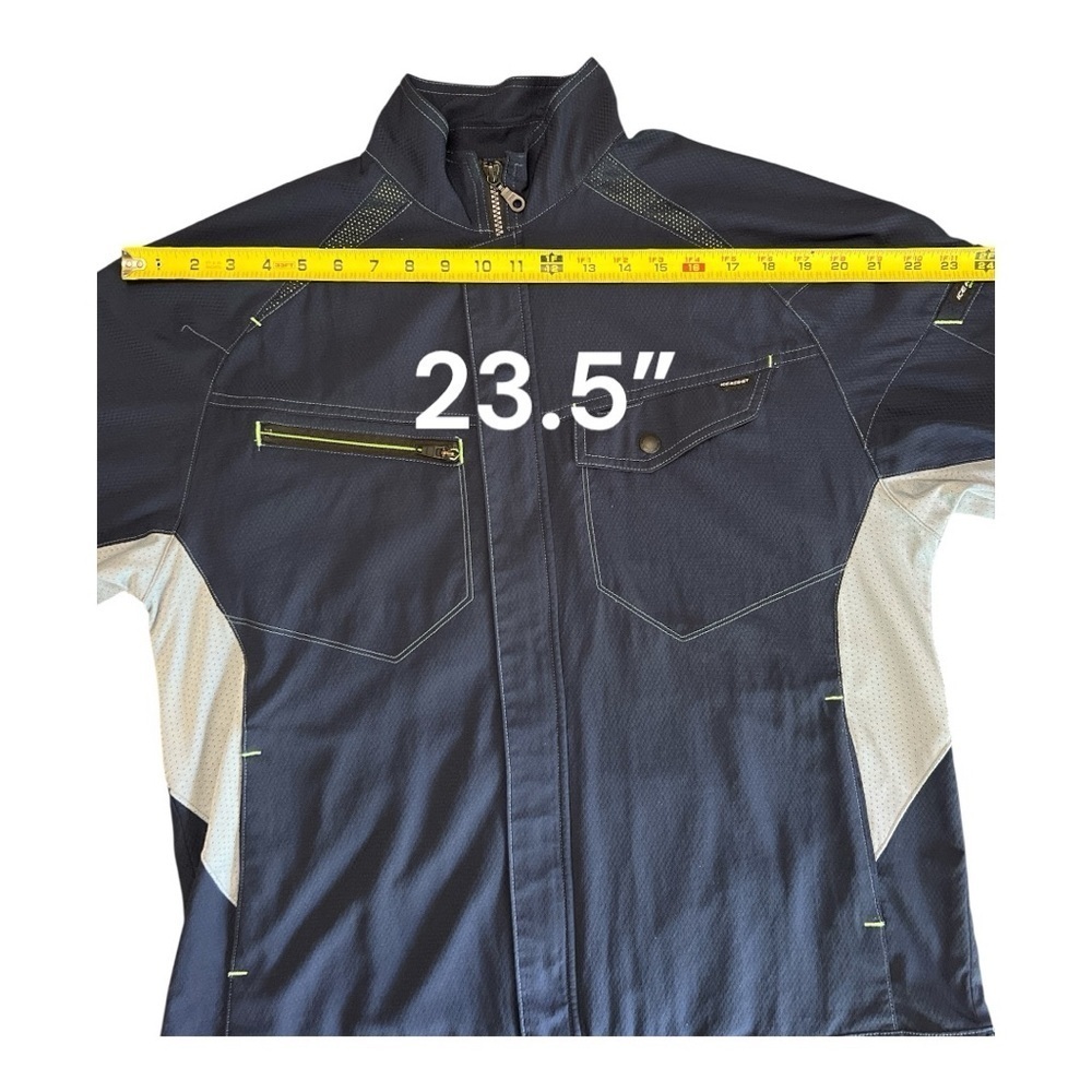 Ice Men's Navy and Light Gray Short Sleeve Jacket - Picture 4 of 15
